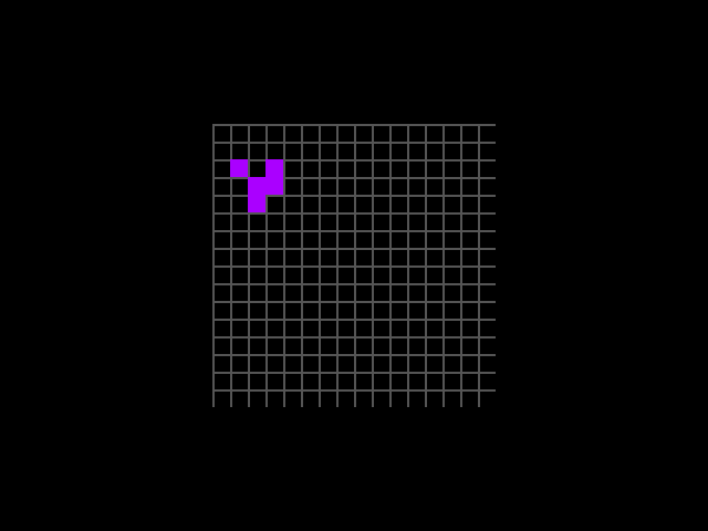 VGA output captured from RTL simulation